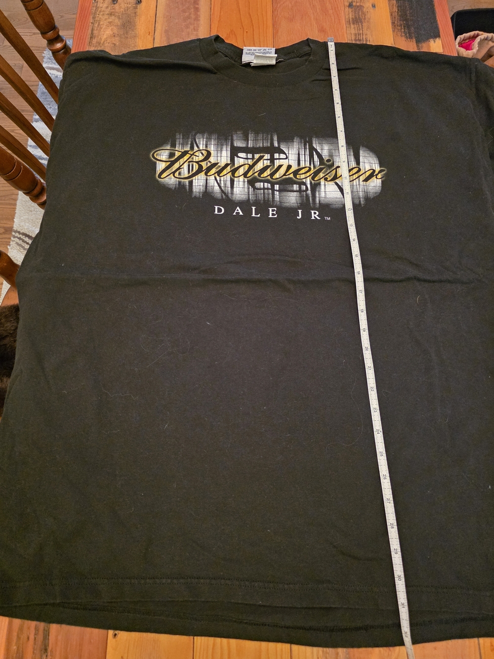 Budweiser Black Graphic Short Sleeve Tee with Gold Logo